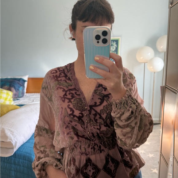 Vintage Roberto Cavalli Blouse | Purple | S - Picture 6 of 6